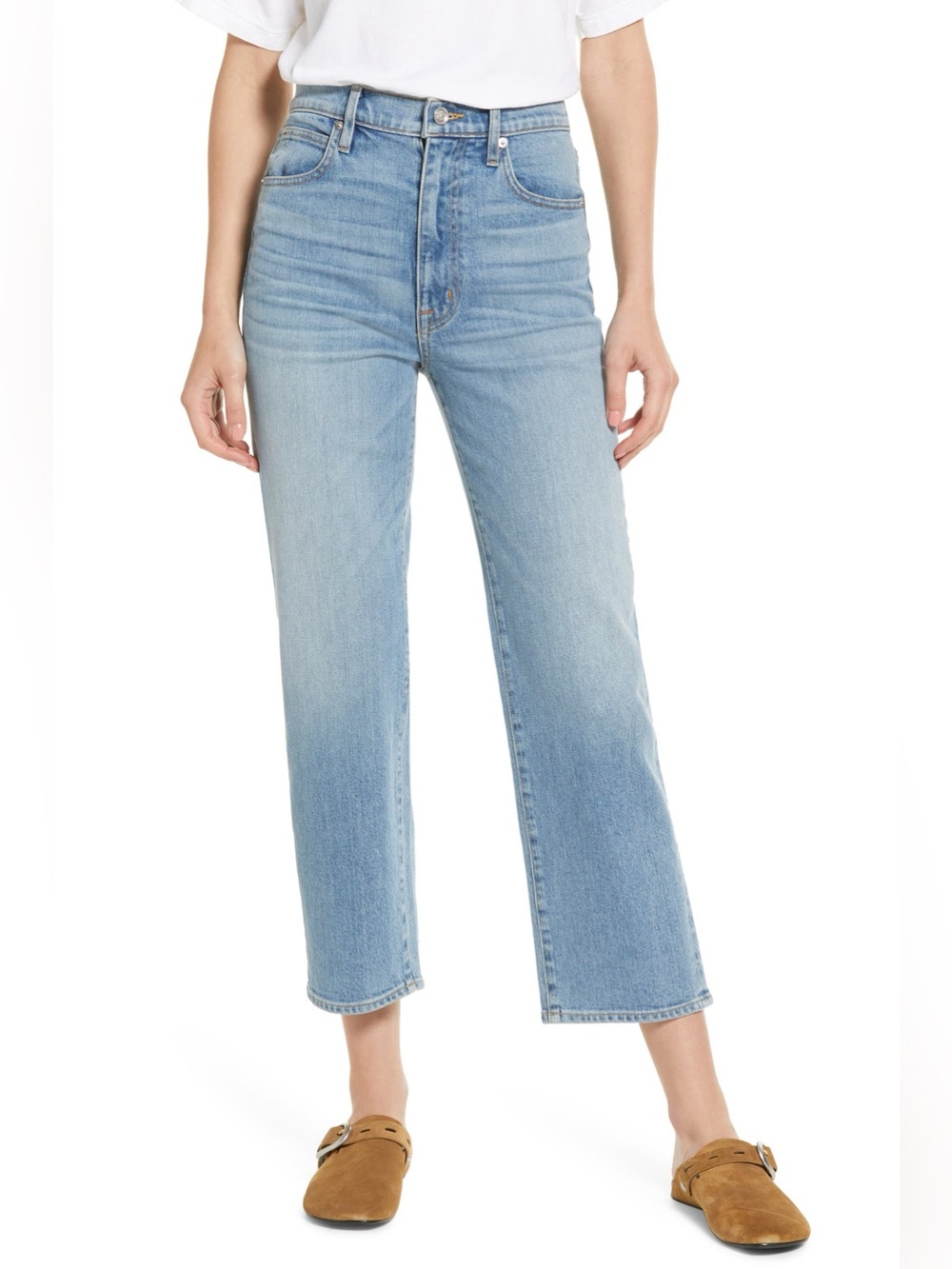 SLVRLAKE London High Waist Crop Straight Leg Jeans ❤️IN STORES❤️